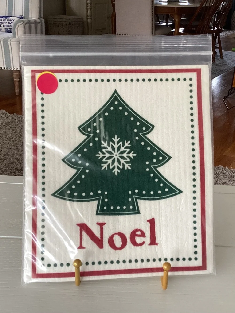 NEW “Noel” Swedish Dishcloth